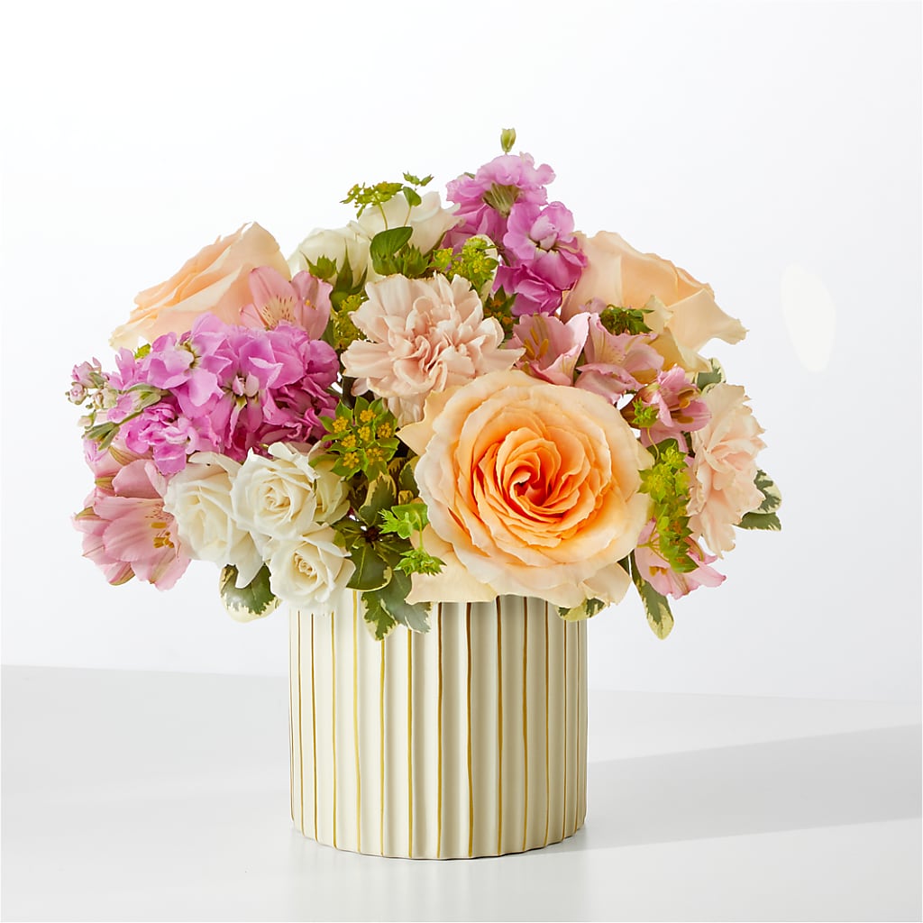 Paradise Bouquet with Ivory Vase – Rainbow Flower Shop, Huron SD