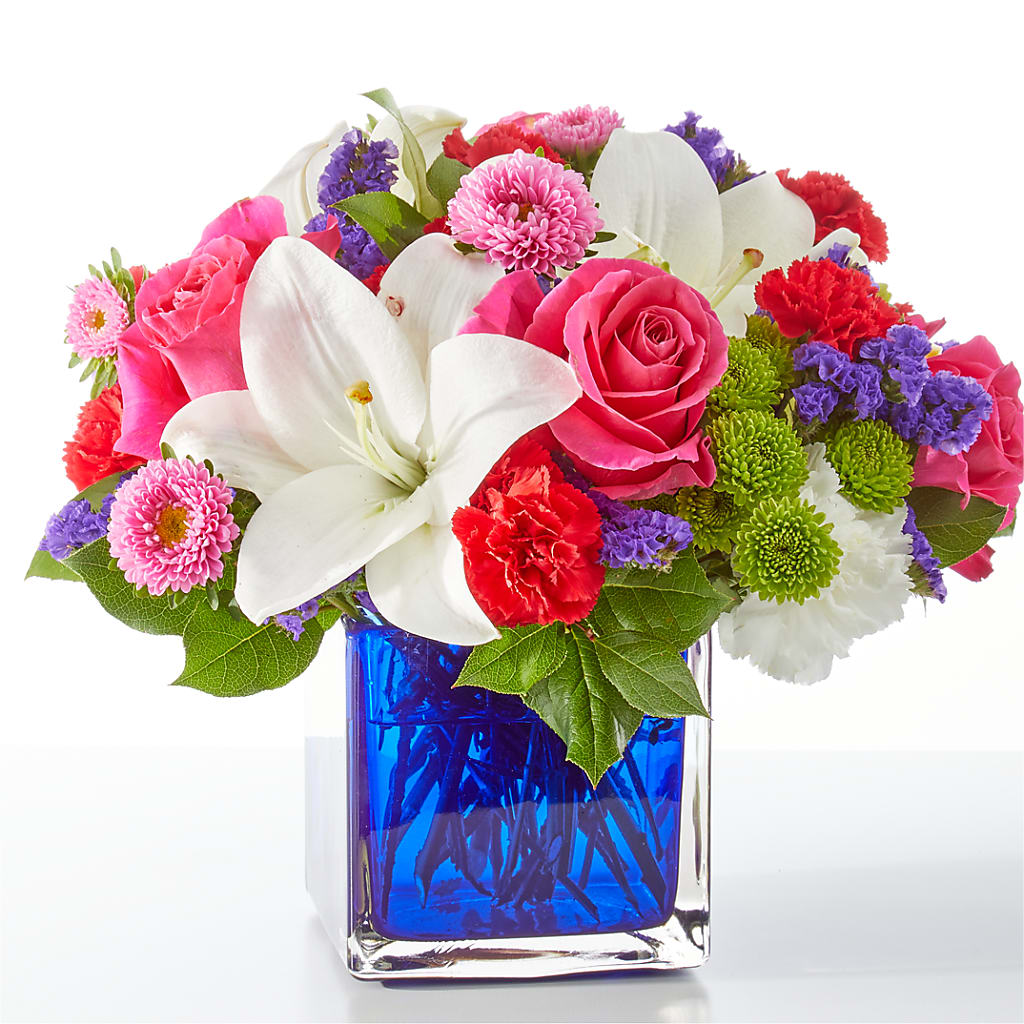 Quality Time Bouquet – Rainbow Flower Shop, Huron SD