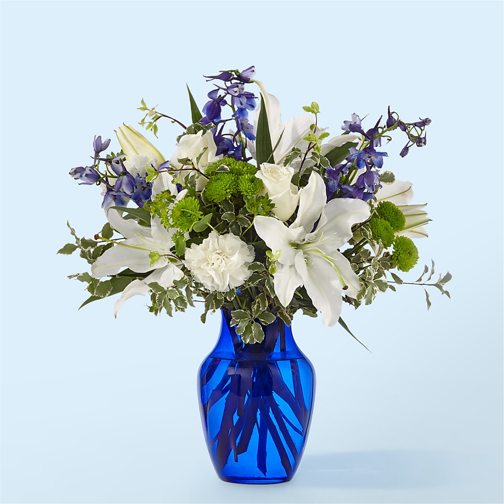 Santorini Bouquet – Rainbow Flower Shop, Huron SD