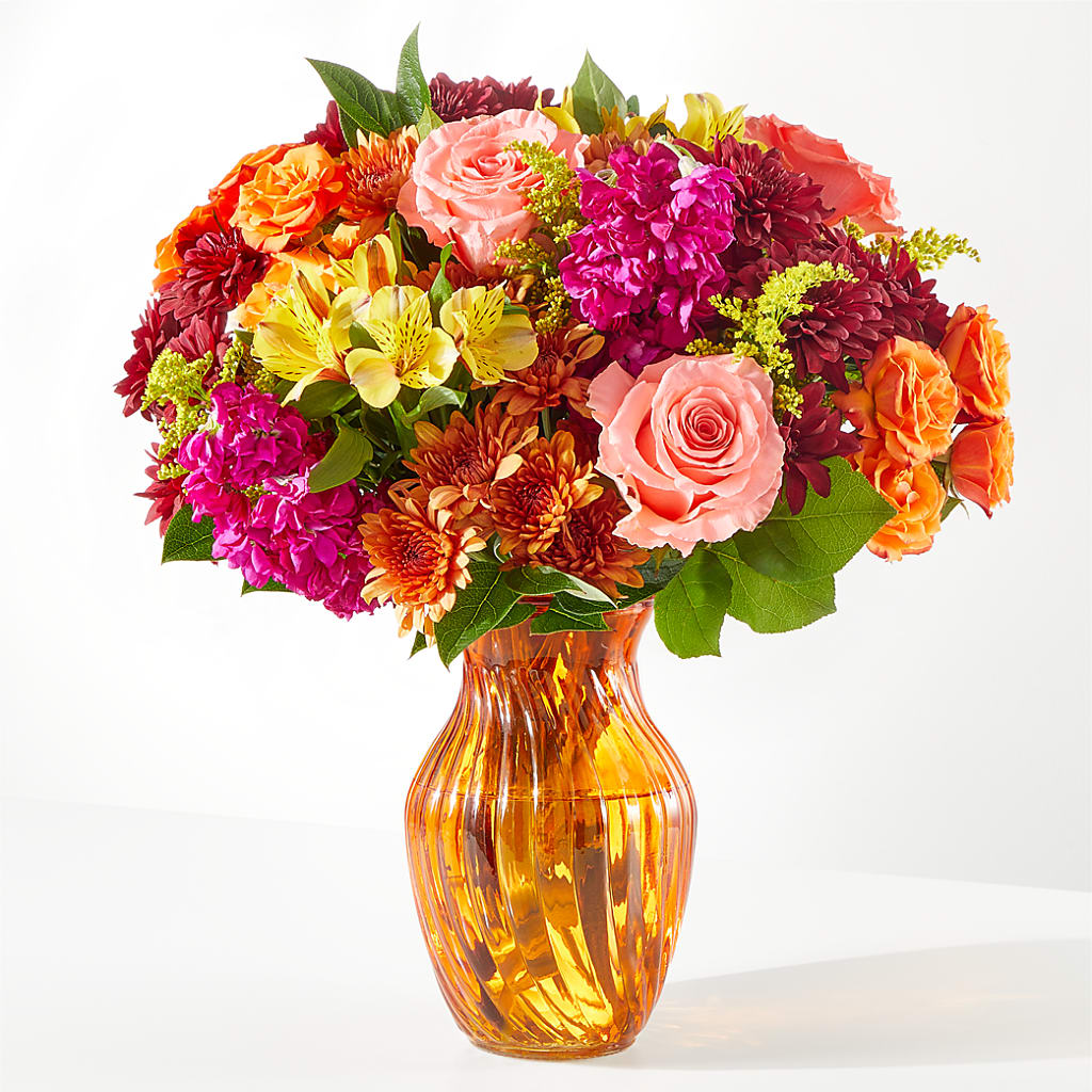 Amber Muse Bouquet – Rainbow Flower Shop, Huron SD