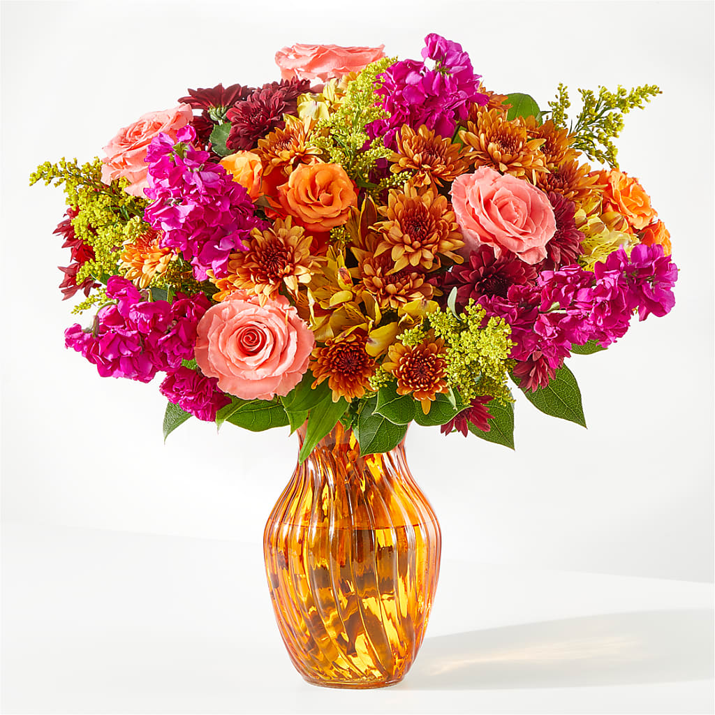 Amber Muse Bouquet – Rainbow Flower Shop, Huron SD