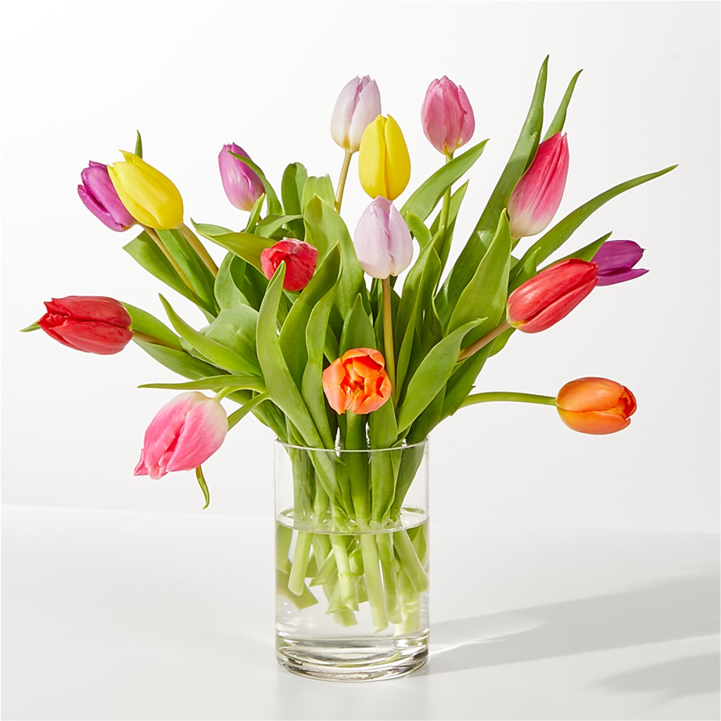 Spring's Calling Tulip Bouquet – Rainbow Flower Shop, Huron SD