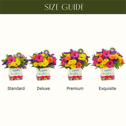 Birthday Brights Bouquet –  Rainbow Flower Shop, Huron SD