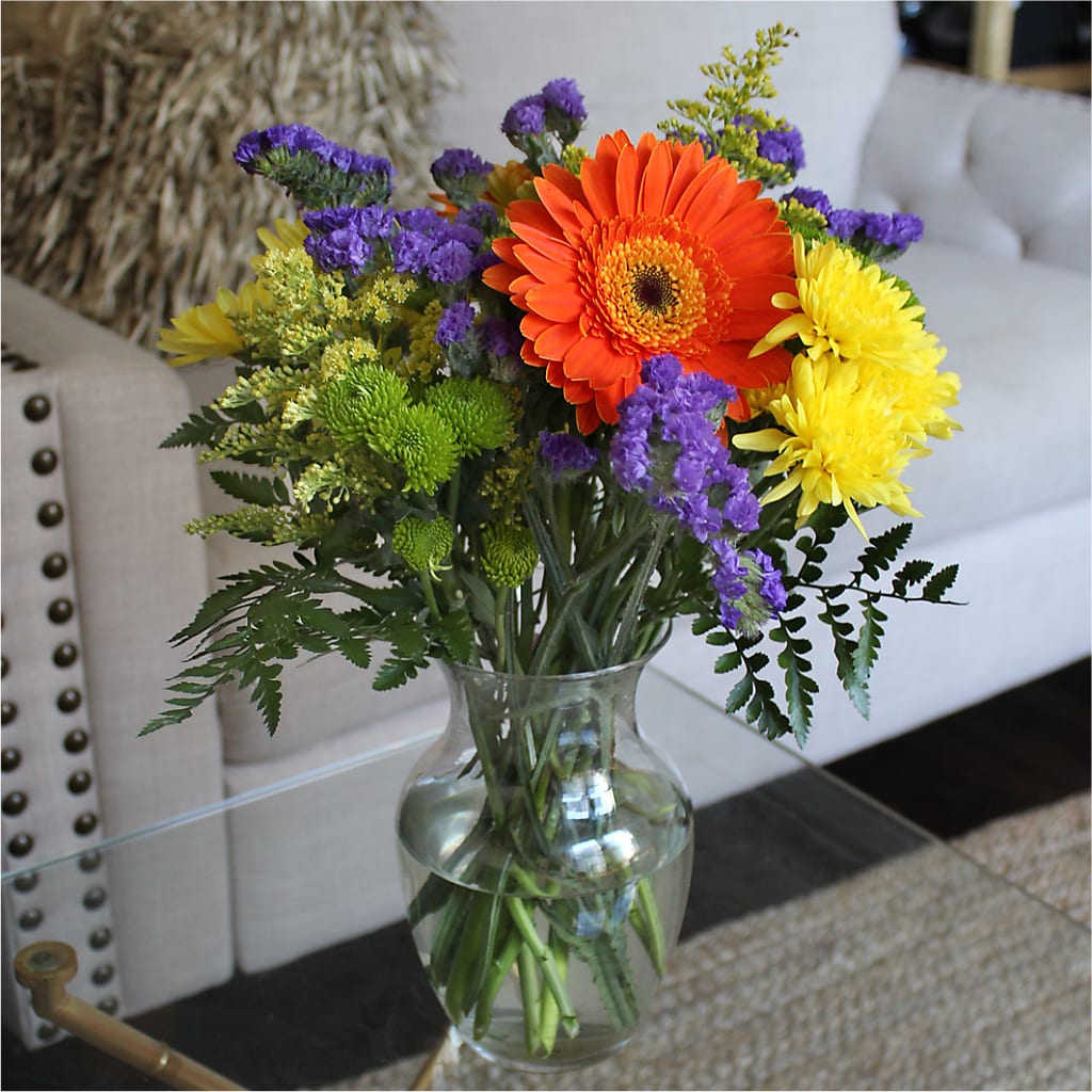 Marmalade Skies Bouquet –  Rainbow Flower Shop, Huron SD