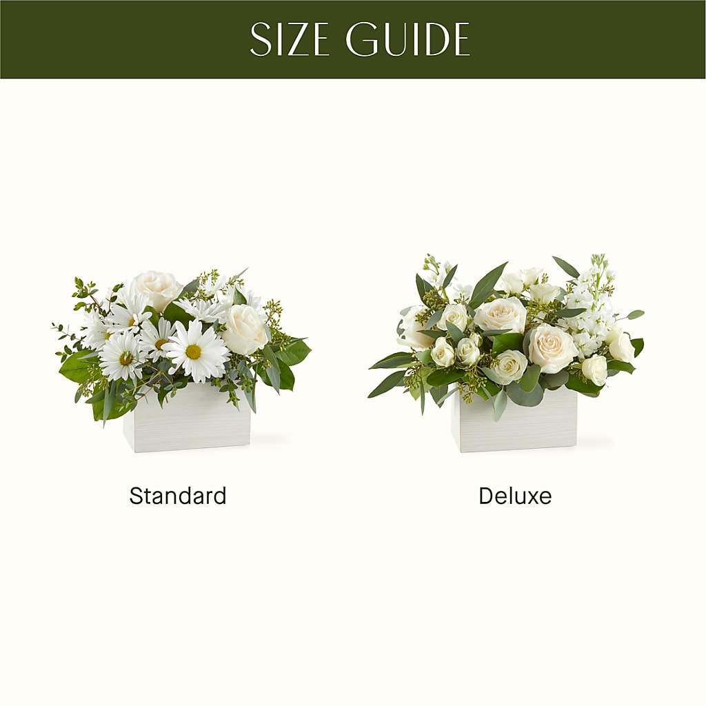 Fresh Linen Box Bouquet –  Rainbow Flower Shop, Huron SD