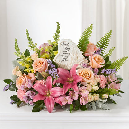 Gentle Light Arrangement –  Rainbow Flower Shop, Huron SD