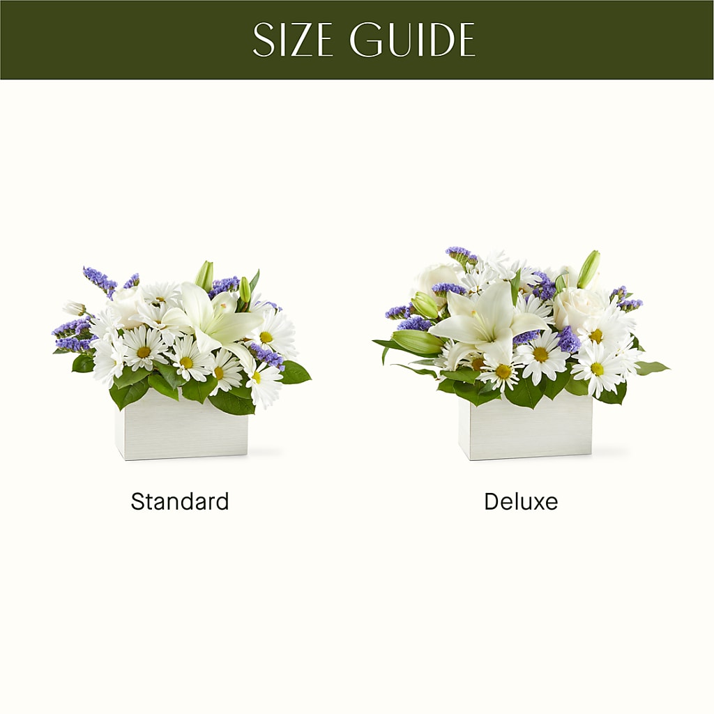 Beyond Blue Box Bouquet –  Rainbow Flower Shop, Huron SD