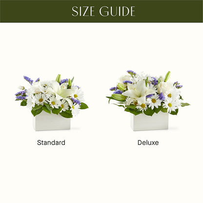 Beyond Blue Box Bouquet –  Rainbow Flower Shop, Huron SD