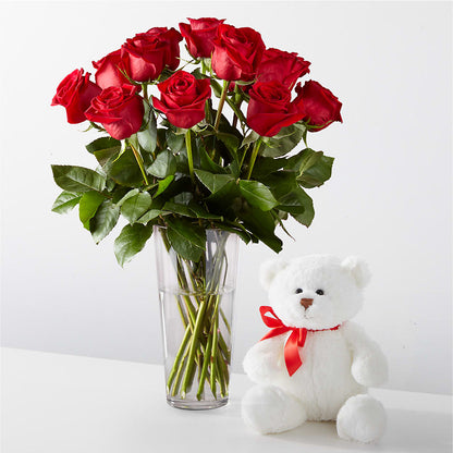 Romantic Long Stem Red Rose Bouquet Bundles –  Rainbow Flower Shop, Huron SD