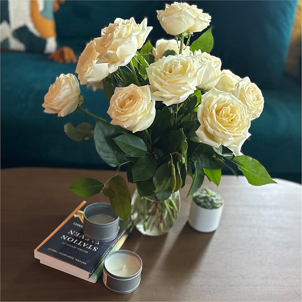 Long Stem Yellow Rose Bouquet –  Rainbow Flower Shop, Huron SD
