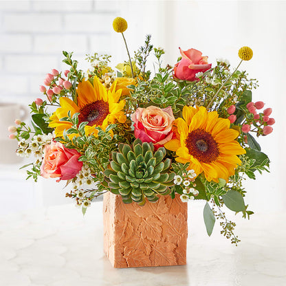 Sunflower Season Bouquet –  Rainbow Flower Shop, Huron SD