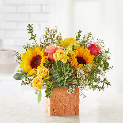 Sunflower Season Bouquet –  Rainbow Flower Shop, Huron SD