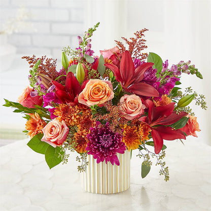 Burgundy Landscape Bouquet –  Rainbow Flower Shop, Huron SD
