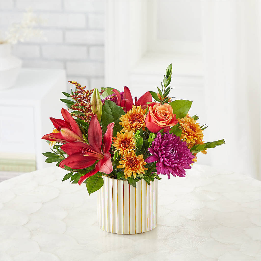 Burgundy Landscape Bouquet –  Rainbow Flower Shop, Huron SD