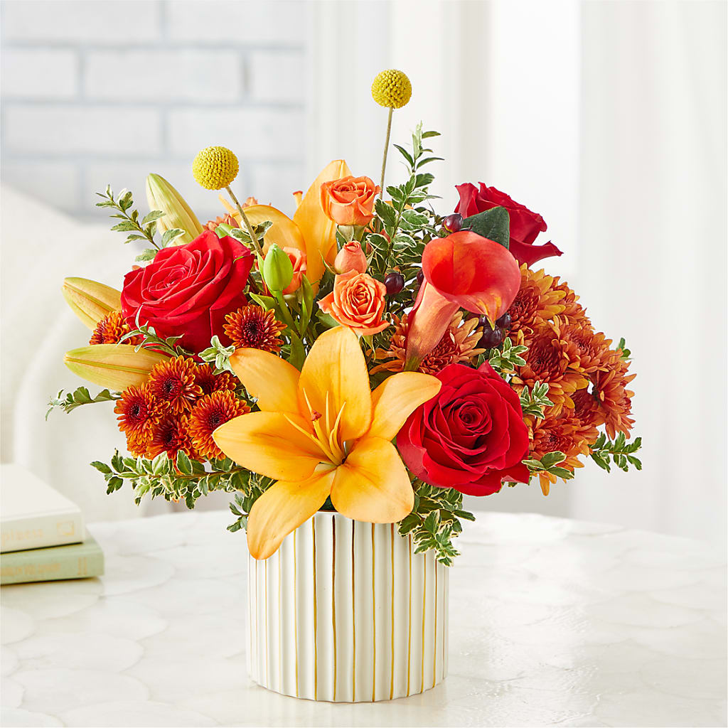 Scarlet Skies Bouquet –  Rainbow Flower Shop, Huron SD