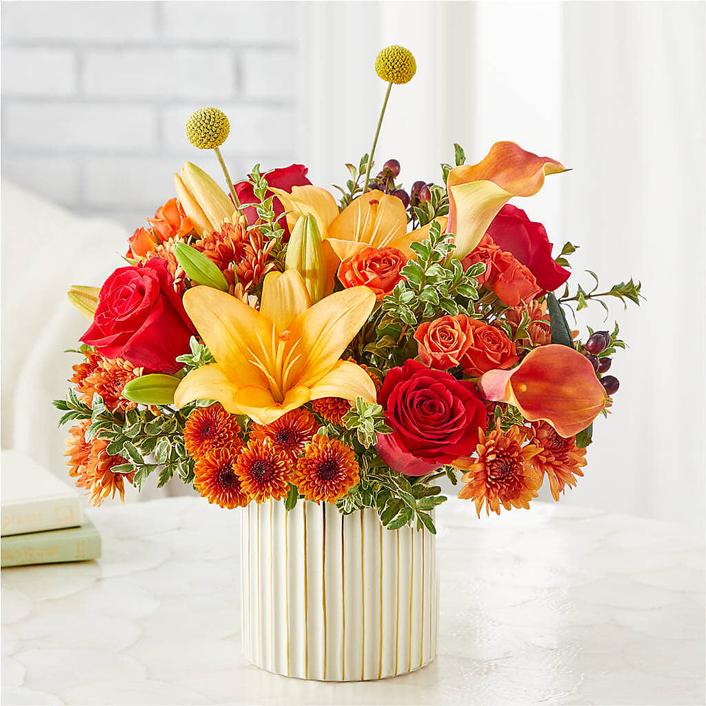 Scarlet Skies Bouquet –  Rainbow Flower Shop, Huron SD