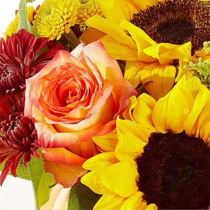 Golden Gourd Pumpkin Bouquet –  Rainbow Flower Shop, Huron SD