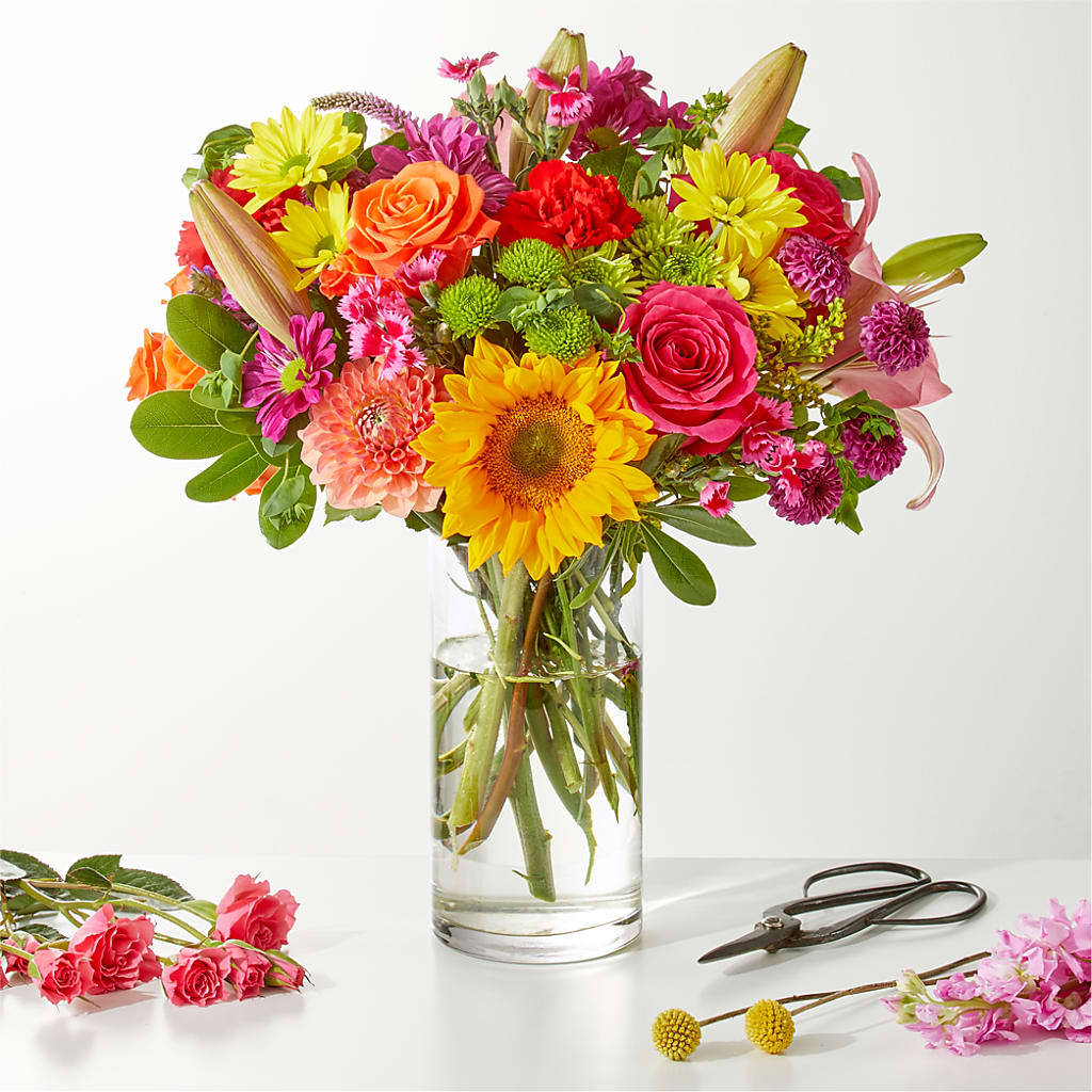 Cue the Confetti - A Florist Original –  Rainbow Flower Shop, Huron SD