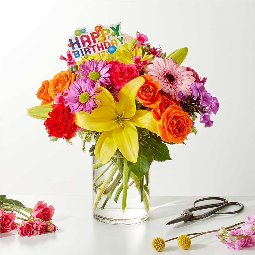 Cue the Confetti - A Florist Original –  Rainbow Flower Shop, Huron SD