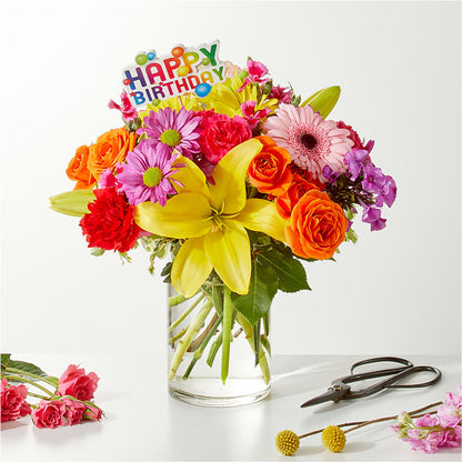 Cue the Confetti - A Florist Original –  Rainbow Flower Shop, Huron SD