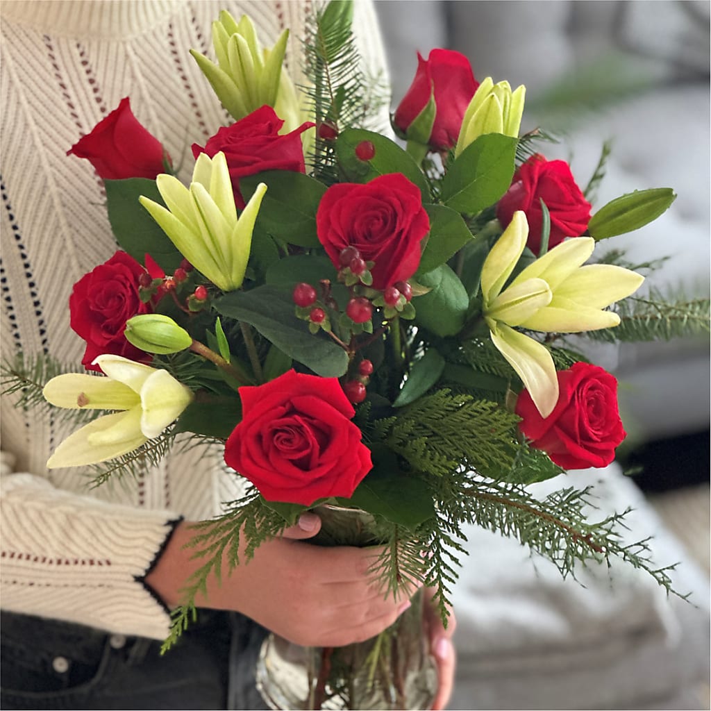 Glittering Lights Bouquet –  Rainbow Flower Shop, Huron SD