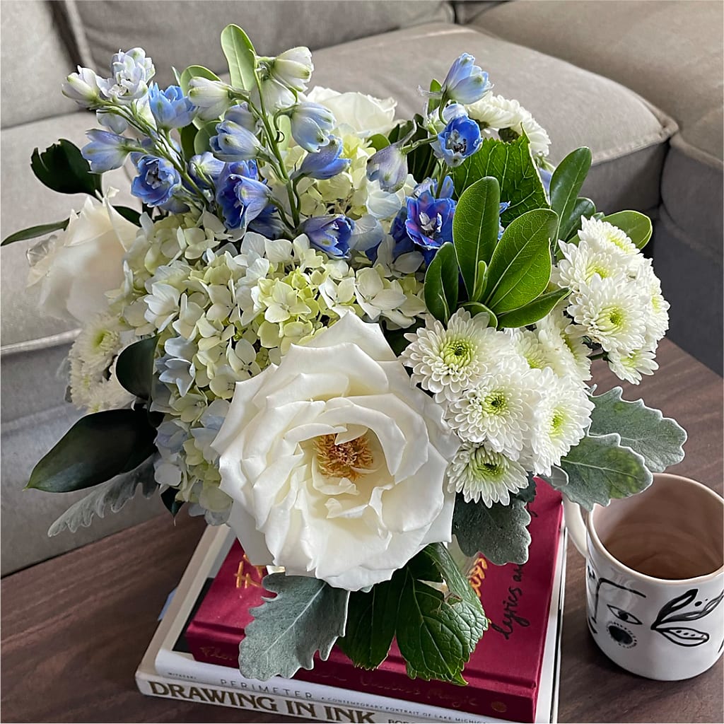 Clear Skies Bouquet –  Rainbow Flower Shop, Huron SD