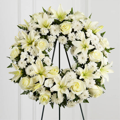 Treasured Tribute Wreath –  Rainbow Flower Shop, Huron SD