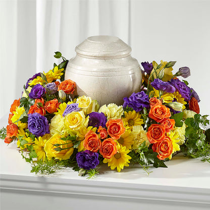 Blossoms of Remembrance Cremation Adornment –  Rainbow Flower Shop, Huron SD