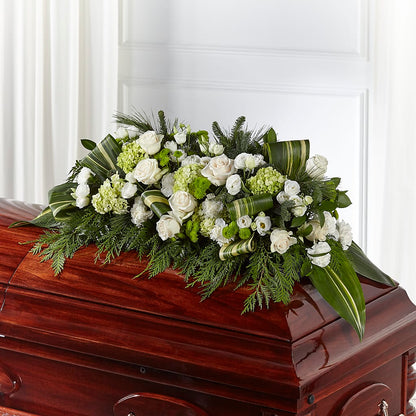 Hopeful Gesture Casket Spray –  Rainbow Flower Shop, Huron SD
