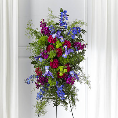 Heavenly Skies Standing Spray –  Rainbow Flower Shop, Huron SD