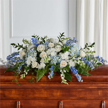 Timeless Essence Casket Spray –  Rainbow Flower Shop, Huron SD