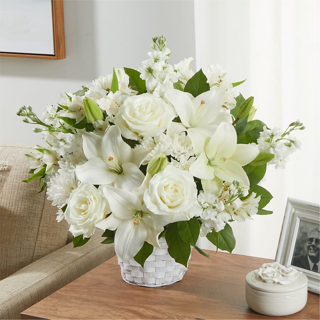 Peaceful Reflections Arrangement –  Rainbow Flower Shop, Huron SD
