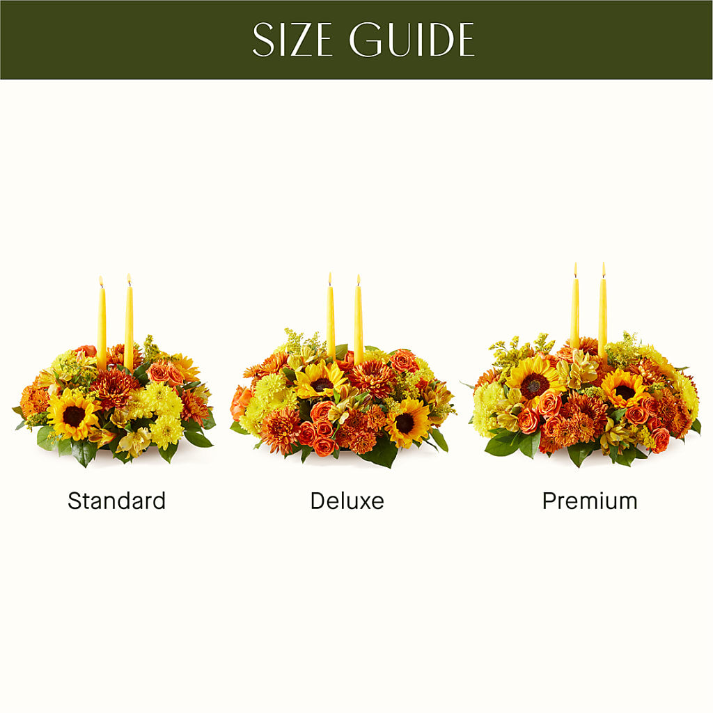 Autumn Harmony Centerpiece –  Rainbow Flower Shop, Huron SD