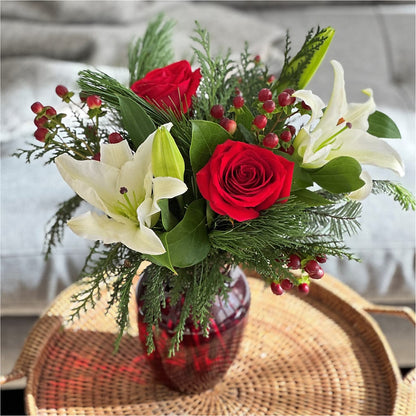 Evergreen Delight Bouquet –  Rainbow Flower Shop, Huron SD