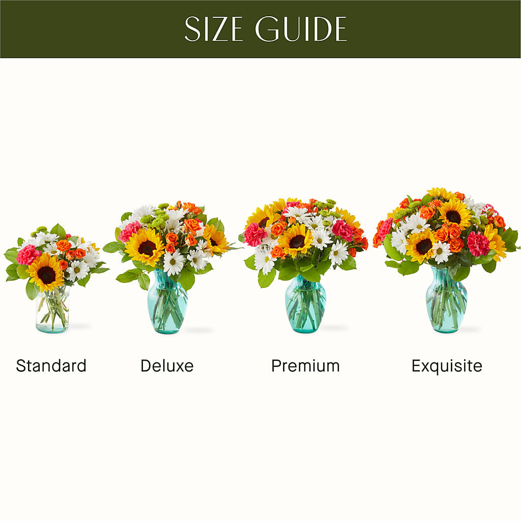 Sun-drenched Blooms Bouquet –  Rainbow Flower Shop, Huron SD