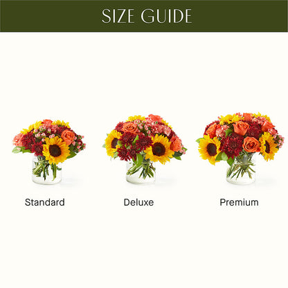 September Sunset Bouquet –  Rainbow Flower Shop, Huron SD