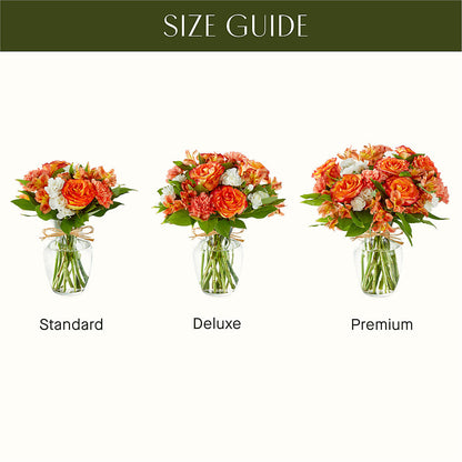 Apricot Glow Bouquet –  Rainbow Flower Shop, Huron SD