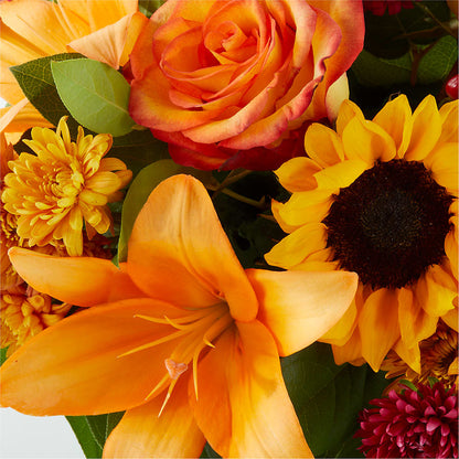 Grateful Centerpiece –  Rainbow Flower Shop, Huron SD