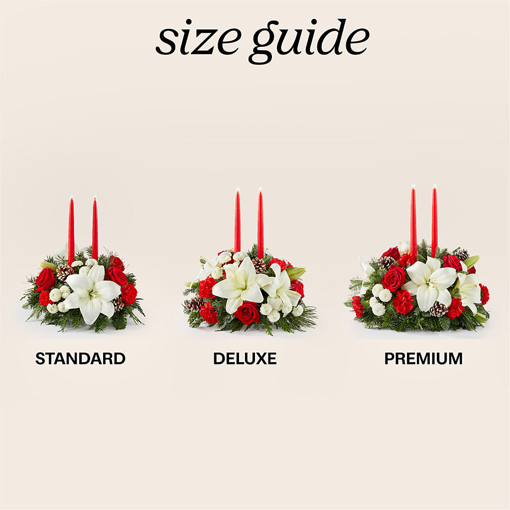 Seasonal Festivities Centerpiece –  Rainbow Flower Shop, Huron SD