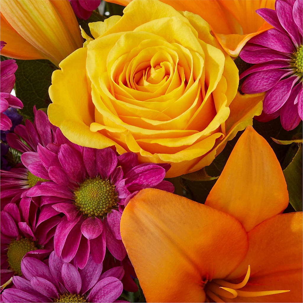 Colorful Visions Bouquet –  Rainbow Flower Shop, Huron SD