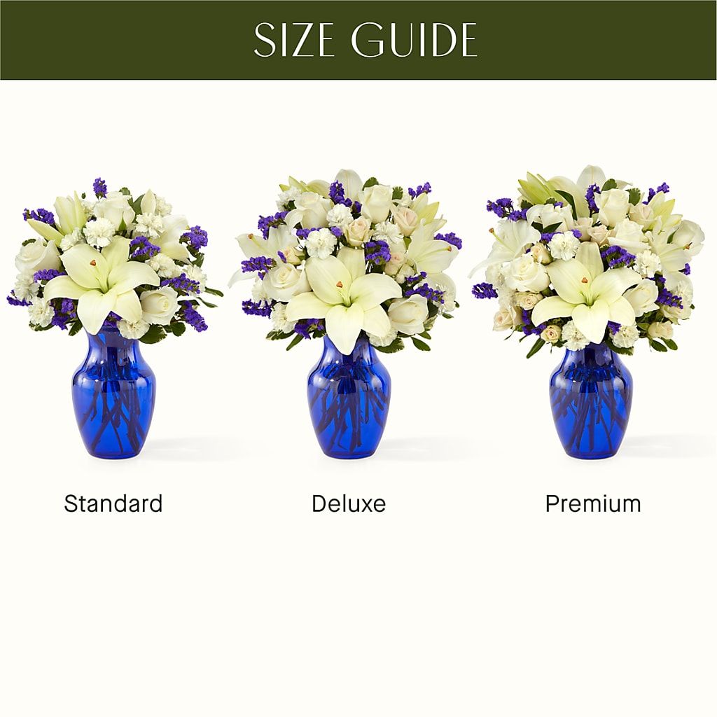 Sapphire Rush Bouquet –  Rainbow Flower Shop, Huron SD