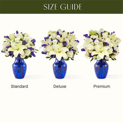 Sapphire Rush Bouquet –  Rainbow Flower Shop, Huron SD