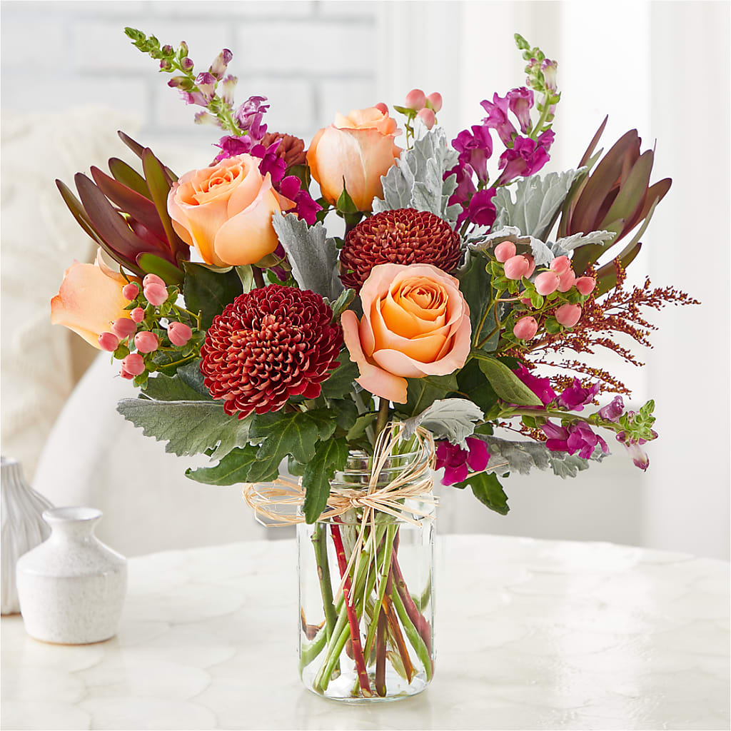 Moody Hues Bouquet –  Rainbow Flower Shop, Huron SD