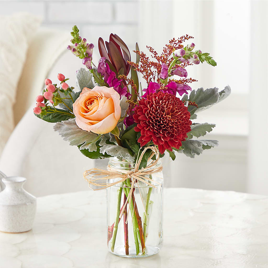 Moody Hues Bouquet –  Rainbow Flower Shop, Huron SD