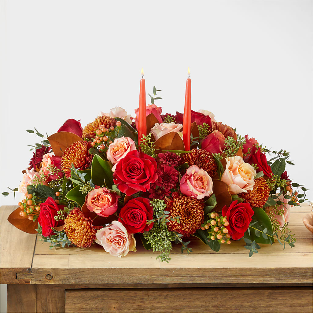 Gather Near Centerpiece –  Rainbow Flower Shop, Huron SD