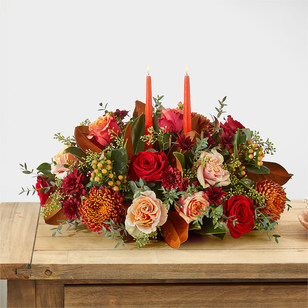 Gather Near Centerpiece –  Rainbow Flower Shop, Huron SD