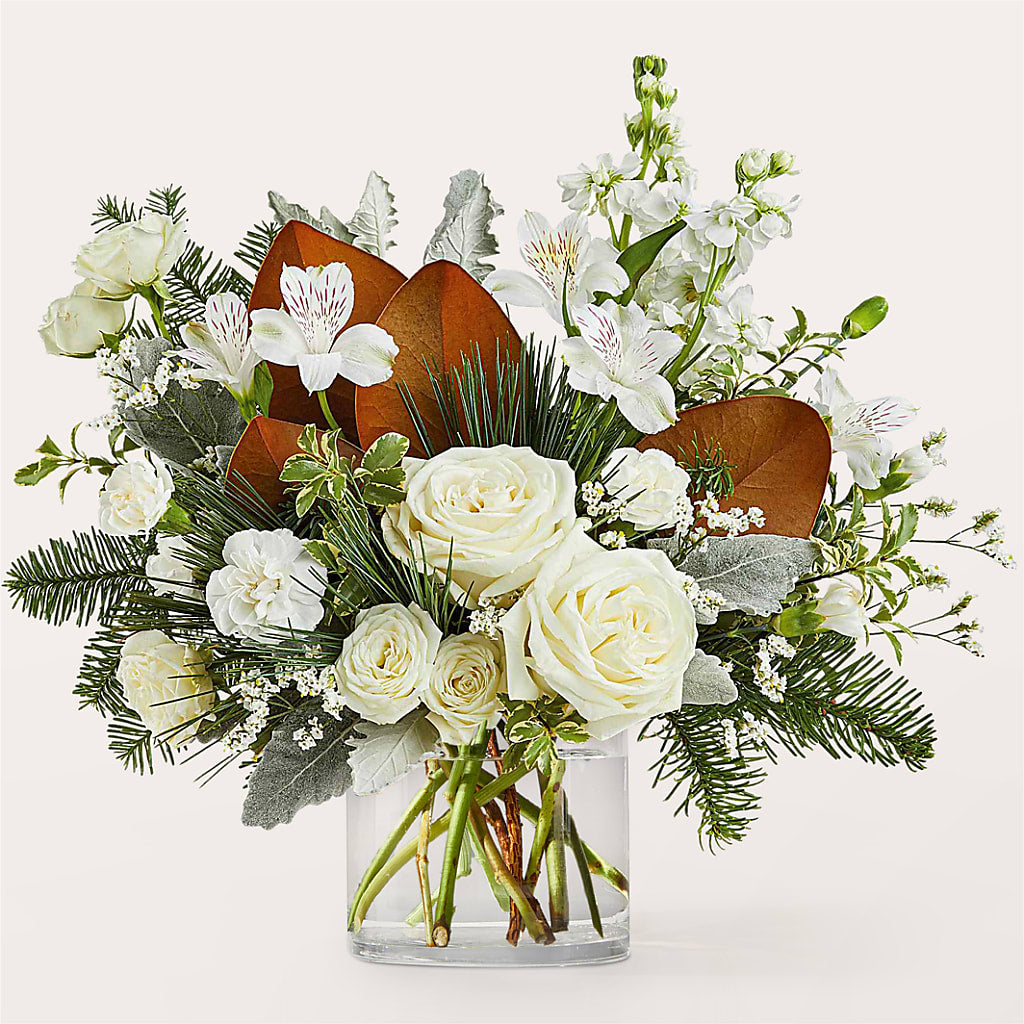 Fresh Snowfall Bouquet –  Rainbow Flower Shop, Huron SD