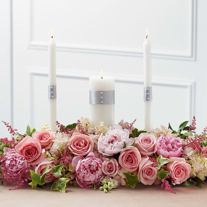 Worldwide Romance Unity Candle Arrangement –  Rainbow Flower Shop, Huron SD